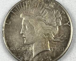 1923-S Peace Silver Dollar, US $1 Coin