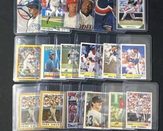 Large Lot of Vintage Baseball HOFs Bo Jackson++