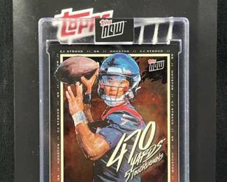 2023 Topps Now CJ Stroud RC by Tyson Beck