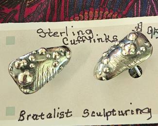 Sterling cufflinks