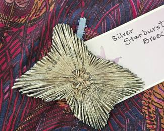 Beautiful, unusual sterling brooch
