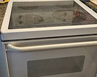 New glass top cook stove