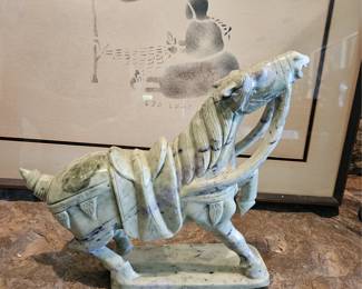 Carved Jade horse.