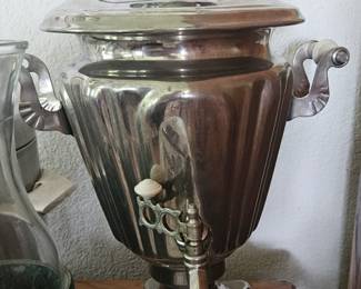 Silver coffee urn