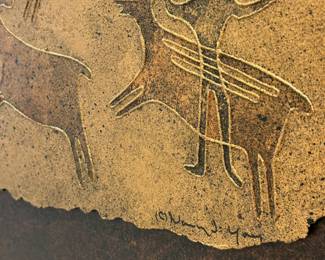 'Visitation' mixed media by Nancy J. Young