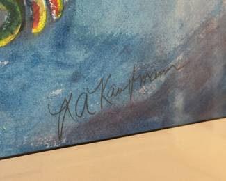 Dragon watercolor art, by Kaufmann