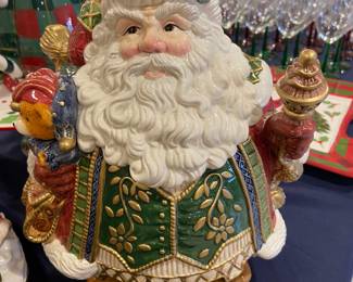 Fitz & Floyd Santa cookie jar