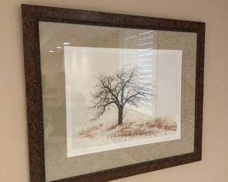 'Dune Tree', original art by Tony Casper, signed and numbered, 2/75