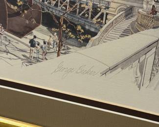 Art of Chicago, framed print by George Becker