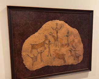 'Visitation' mixed media by Nancy J. Young