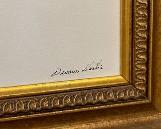 Original charcoal/pastel signed and numbered nudes; 197/5000; nude 2