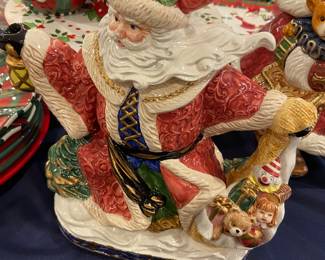 Fitz & Floyd Santa cookie jar