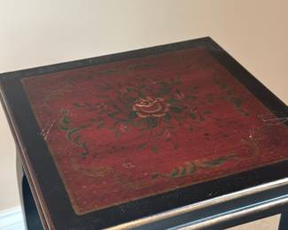 vintage floral nesting tables