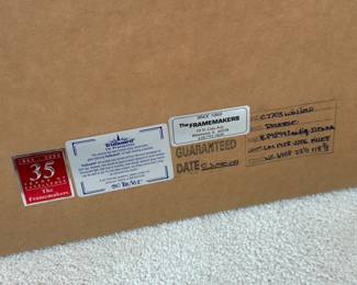 Framed leaf art by Spike O'dell