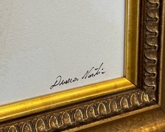 Original charcoal/pastel signed and numbered nudes; 197/5000; nude 1