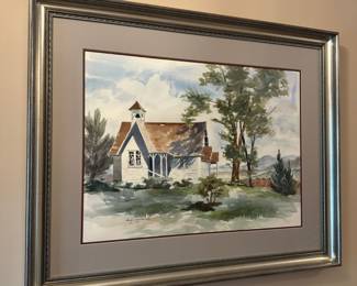 Ann Cunningham watercolor, 1991