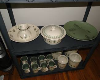 More serving pieces and matching dinner ware pieces as well