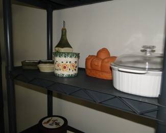 Various items for cooking and baking and pouring