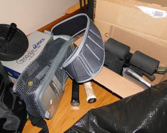 Weight belt and other workout items