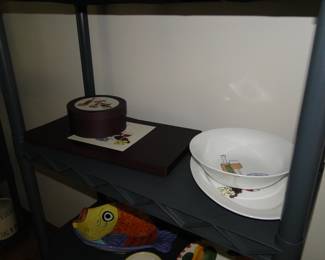 A great selection of serving items as well