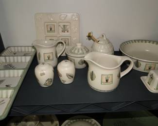 This is another set of dishes, and serving pieces