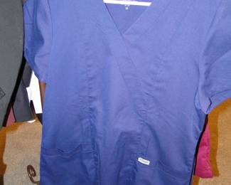 Scrubs, in all sizes and all colors.  They are not just for the operating room anymore!!  be bold make a fashion statement