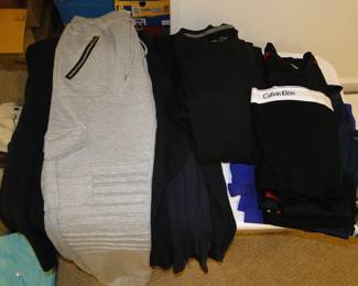 Mens sweatpants and t-shirts