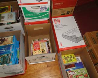 We have all types of boxes of books