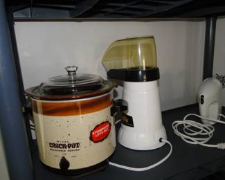 The worlds first crock-pot and pop corn maker