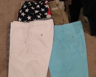 Men's and Women's shorts, in a variety of styles and colors
