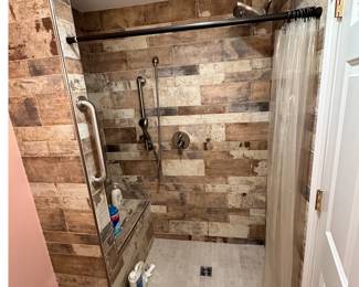 Walk-in Tile Shower 