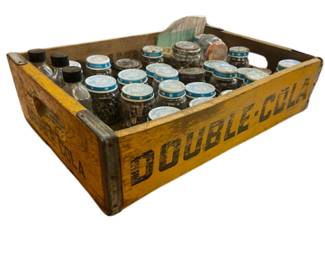 Antique  Cola Box w/ Screw & Nails