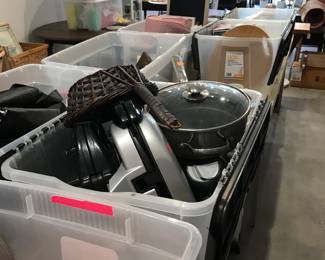 rummage bins from past sales :)