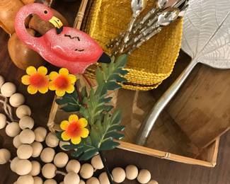 Summer themed vintage decor and kitchen