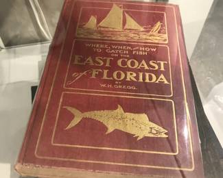 antique east Coast Florida fishing book