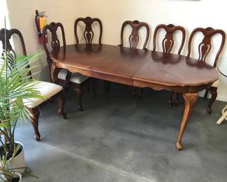 wood dining room table