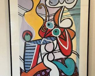 Picasso framed print to brighten any room.