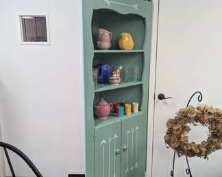 Painted Corner Cabinet