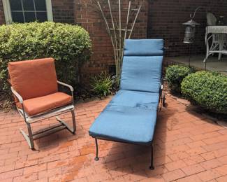 Wrought Iron Patio Lounder
