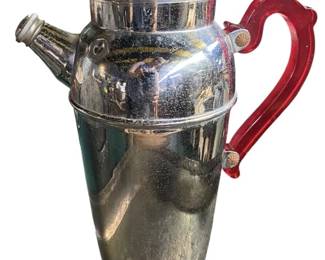 Art Deco Stainless Steel Cocktail Shaker