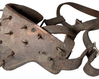 Vintage Hog Hunting Dog Collar