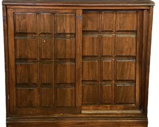 Mid Century Wood Cabinet