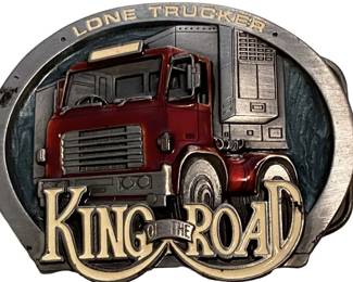 King of the Road Belt Buckle