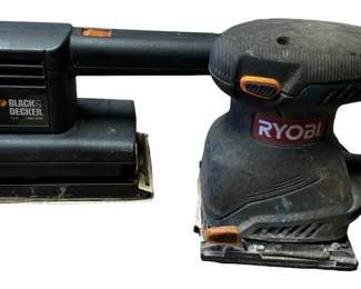 Black Decker Ryobi Sanders