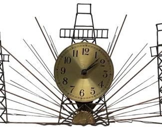 Oil Derrick Clock