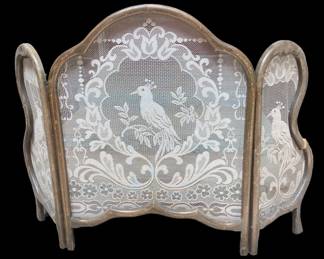 Wooden Fireplace Screen