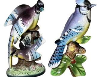 Hand Painted Porcelain Birds