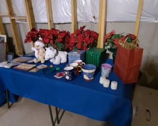 Holiday Decor, Supplies, Accessories, Silk Pointsettias, Mugs, Stuffed Animals and more!
