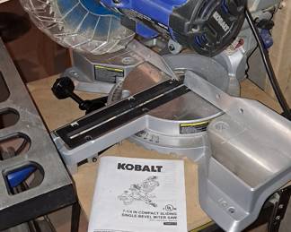 Kobalt Compact Sliding Single Bevel Miter Saw