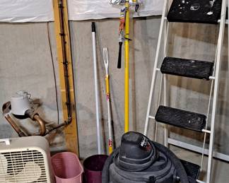 Shop-Vac; Tall Step Ladder; Fan; plus more